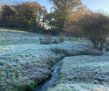 The stream on a frosty morning